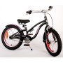 Bicicletta per bambini Volare Miracle Cruiser - Bambina - 16 pollici - Nera opaca - Collezione Prime