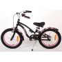 Bicicletta per bambini Volare Miracle Cruiser - Bambina - 16 pollici - Nera opaca - Collezione Prime