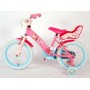 Bicicletta per bambini Disney Princess - Ragazze - 16 pollici - Rosa - Due freni a mano