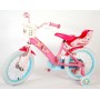 Bicicletta per bambini Disney Princess - Ragazze - 16 pollici - Rosa - Due freni a mano