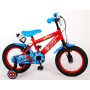 Bicicletta per bambini Spider-Man - Ragazzi - 14 pollici - Rossa/Blu - Due freni a mano