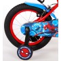 Bicicletta per bambini Spider-Man - Ragazzi - 14 pollici - Rossa/Blu - Due freni a mano