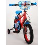 Bicicletta per bambini Spider-Man - Ragazzi - 14 pollici - Rossa/Blu - Due freni a mano