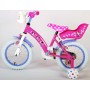 Disney Minnie più carina di sempre! - Bicicletta per bambini - Ragazze - 14 pollici - Rosa - Due freni a mano