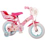 Bicicletta per bambini Disney Princess - Ragazze - 12 pollici - Rosa - Due freni a mano