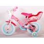 Bicicletta per bambini Disney Princess - Ragazze - 12 pollici - Rosa - Due freni a mano