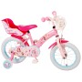 Bicicletta per bambini Disney Princess - Ragazze - 14 pollici - Rosa - Due freni a mano