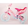 Bicicletta per bambini Disney Princess - Ragazze - 14 pollici - Rosa - Due freni a mano