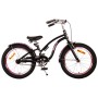 Bicicletta per bambini Volare Miracle Cruiser - Bambina - 18 pollici - Nera opaca - Collezione Prime