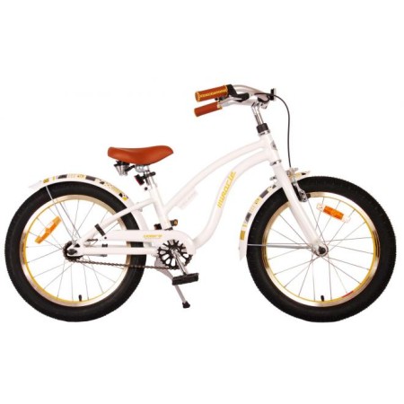 Bicicletta per bambini Volare Miracle Cruiser - Ragazza - 18 pollici - Bianca - Collezione Prime