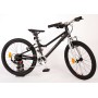 Bicicletta per bambini Volare Dynamic - Ragazzi - 24 pollici - Nero opaco - 7 velocità - Collezione Prime