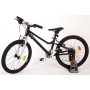 Bicicletta per bambini Volare Dynamic - Ragazzi - 24 pollici - Nero opaco - 7 velocità - Collezione Prime