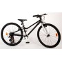 Bicicletta per bambini Volare Dynamic - Ragazzi - 24 pollici - Nero opaco - 8 velocità - Collezione Prime