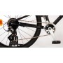 Bicicletta per bambini Volare Dynamic - Ragazzi - 24 pollici - Nero opaco - 8 velocità - Collezione Prime