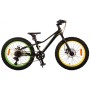 Bicicletta per bambini Volare Gradient – Ragazzi – 20 pollici – Nero Giallo Verde – 6 velocità – Collezione Prime