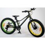 Bicicletta per bambini Volare Gradient – Ragazzi – 20 pollici – Nero Giallo Verde – 6 velocità – Collezione Prime