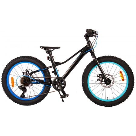 Bicicletta per bambini Volare Gradient – Ragazzi – 20 pollici – Nero Blu Acqua – 6 velocità – Collezione Prime