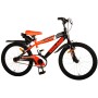 Volare Sportivo Bicicletta per bambini - Ragazzi - 18 pollici - Arancione neon Nero - Freni a due mani