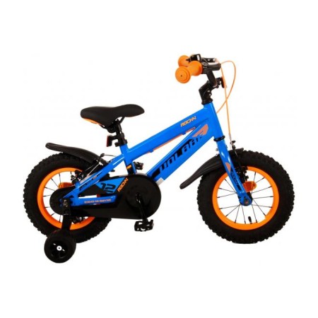 Bicicletta per bambini Volare Rocky - Ragazzi - 12 pollici - Blu - Due freni a mano