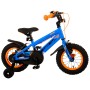 Bicicletta per bambini Volare Rocky - Ragazzi - 12 pollici - Blu - Due freni a mano