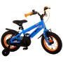 Bicicletta per bambini Volare Rocky - Ragazzi - 12 pollici - Blu - Due freni a mano