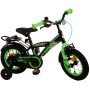 Bicicletta per bambini Volare Thombike - ragazzo - 12 pollici - nera verde