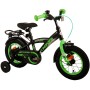 Bicicletta per bambini Volare Thombike - ragazzo - 12 pollici - nera verde