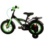 Bicicletta per bambini Volare Thombike - ragazzo - 12 pollici - nera verde