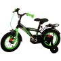 Bicicletta per bambini Volare Thombike - ragazzo - 12 pollici - nera verde