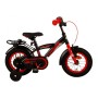 Bicicletta per bambini Volare Thombike - ragazzo - 12 pollici - nera rossa