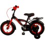 Bicicletta per bambini Volare Thombike - ragazzo - 12 pollici - nera rossa