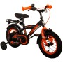 Bicicletta per bambini Volare Thombike - ragazzo - 12 pollici - nero arancione