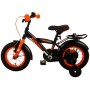 Bicicletta per bambini Volare Thombike - ragazzo - 12 pollici - nero arancione