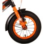 Volare Thombike Bicicletta per bambini - Ragazzi - 12 pollici - Nero Arancione - Due freni a mano