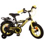 Volare Thombike Bicicletta per bambini - Ragazzi - 12 pollici - Nero Giallo - Due freni a mano