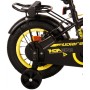 Volare Thombike Bicicletta per bambini - Ragazzi - 12 pollici - Nero Giallo - Due freni a mano