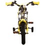 Volare Thombike Bicicletta per bambini - Ragazzi - 12 pollici - Nero Giallo - Due freni a mano