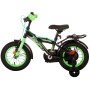 Volare Thombike Bicicletta per bambini - Ragazzi - 12 pollici - Nera Verde - Due freni a mano