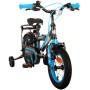 Volare Thombike Bicicletta per bambini - Ragazzi - 12 pollici - Nera Blu - Due freni a mano