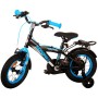 Volare Thombike Bicicletta per bambini - Ragazzi - 12 pollici - Nera Blu - Due freni a mano