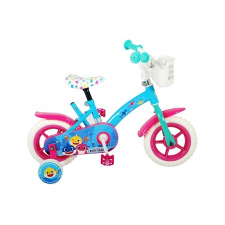 Bicicletta per bambini Ocean - Unisex - 10 pollici - Rosa Blu - Scatto fisso