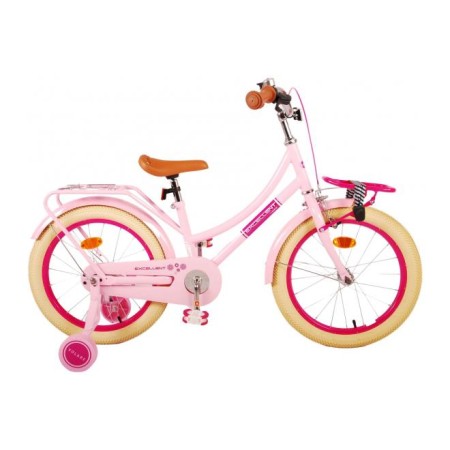 Bicicletta per bambini Volare Excellent - Ragazze - 18 pollici - Rosa - assemblata al 95%.