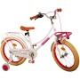 Bicicletta per bambini Volare Excellent - Ragazze - 18 pollici - Bianca - assemblata al 95%.