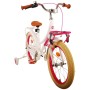 Bicicletta per bambini Volare Excellent - Ragazze - 18 pollici - Bianca - assemblata al 95%.