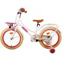 Bicicletta per bambini Volare Excellent - Ragazze - 18 pollici - Bianca - assemblata al 95%.