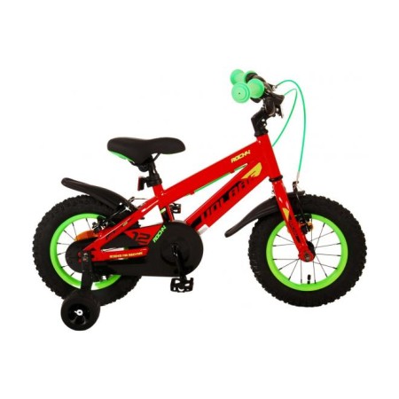 Bicicletta per bambini Volare Rocky - Ragazzi - 12 pollici - Rossa - Due freni a mano