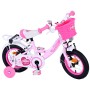 Bicicletta per bambini Volare Ashley - Ragazze - 12 pollici - Rosa - Due freni a mano