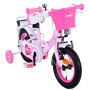 Bicicletta per bambini Volare Ashley - Ragazze - 12 pollici - Rosa - Due freni a mano