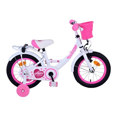 Bicicletta per bambini Volare Ashley - Ragazze - 14 pollici - Bianca