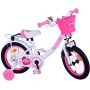 Bicicletta per bambini Volare Ashley - Ragazze - 14 pollici - Bianca